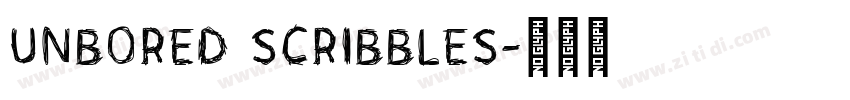 unbored scribbles字体转换